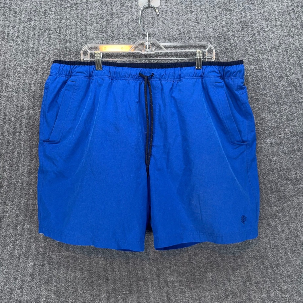 Coolibar Kahuna Swim Shorts Mens XXL Blue UPF 50+ Sun Protection Board Trunks